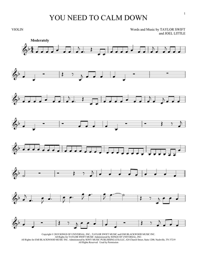 You Need To Calm Down