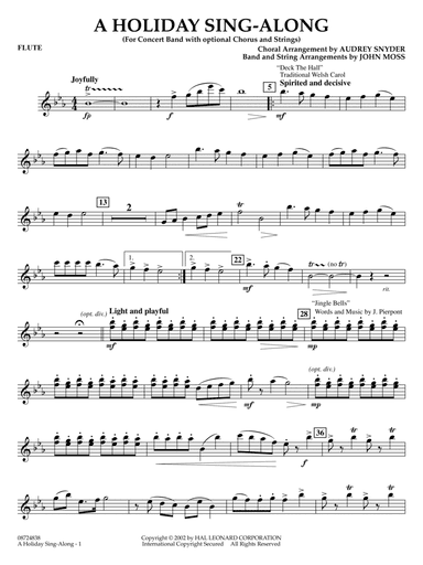 A Holiday Sing-Along - Flute