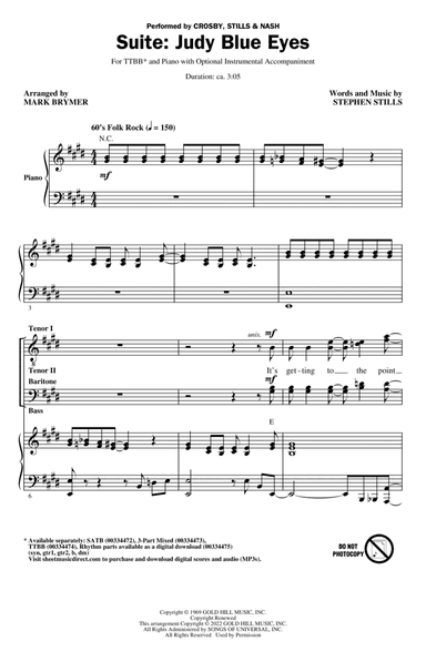 Suite: Judy Blue Eyes (arr. Mark Brymer)