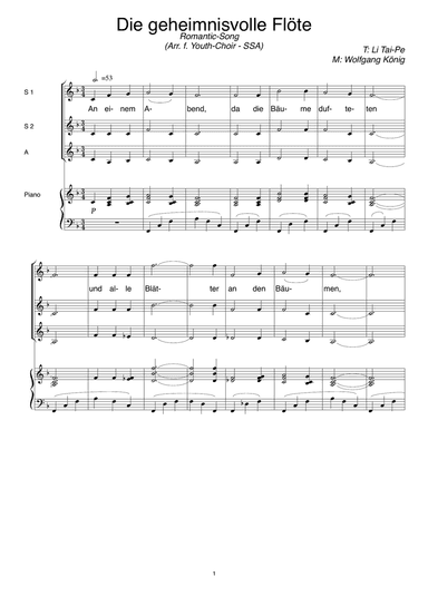 Die geheimnisvolle Flöte