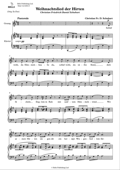 Weihnachtslied der Hirten (G Major)