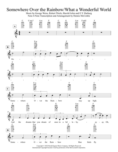 Somewhere Over The Rainbow/what A Wonderful World