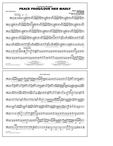 Peace Frog/Love Her Madly (arr. Paul Murtha) - Electric Bass