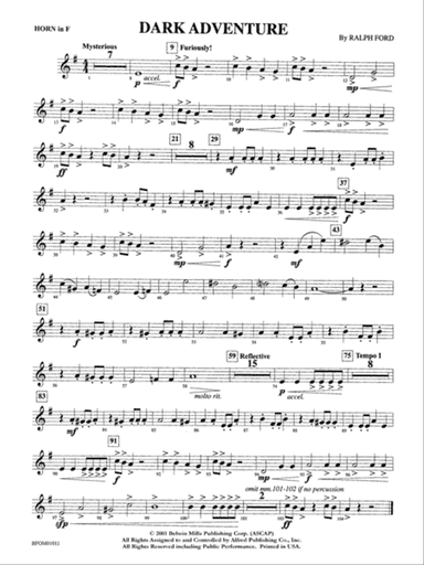 Dark Adventure: 1st F Horn