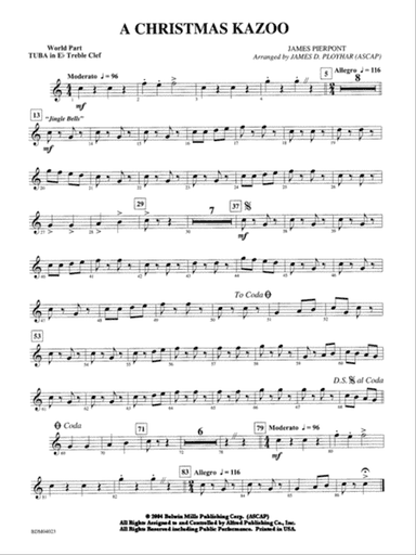 A Christmas Kazoo: WP E-flat Tuba T.C.