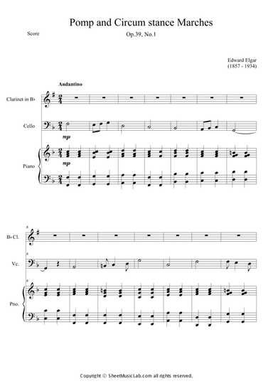 Pomp and Circumstance Marches Op.39 in F