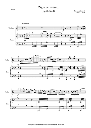 Zigeunerweisen Op.20