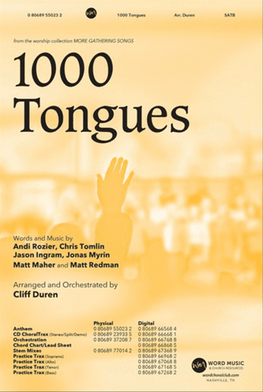 1000 Tongues - CD ChoralTrax