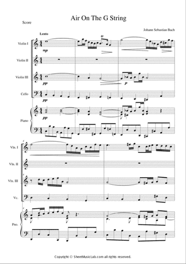 Air On The G String C Major