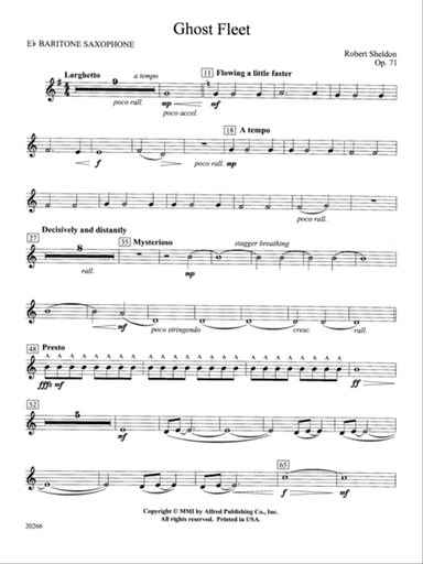 Ghost Fleet: E-flat Baritone Saxophone