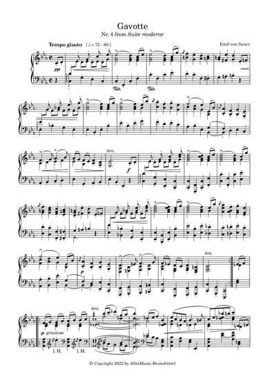 Gavotte No. 4 from "Suite modere"