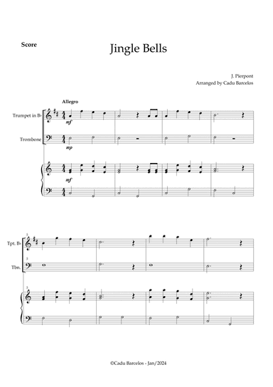 Jingle bells (Trumpet and Trombone) 1