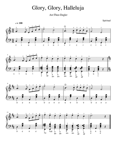 Glory, Glory, Halleluja