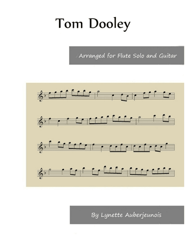 Tom Dooley - Flute Solo with Guitar Chords