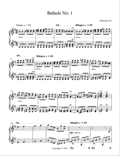 Ballade No. 1