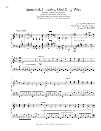 Immortal, Invisible, God Only Wise