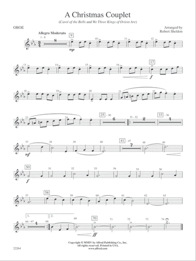 A Christmas Couplet: Oboe