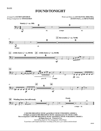 Found/Tonight: String Bass