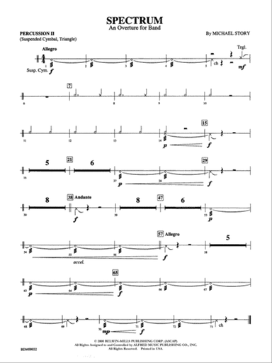 Spectrum: 2nd Percussion