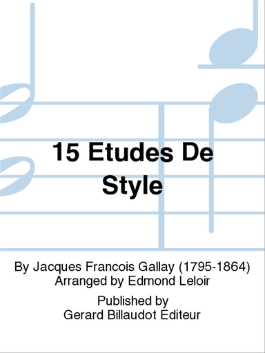 15 Etudes De Style