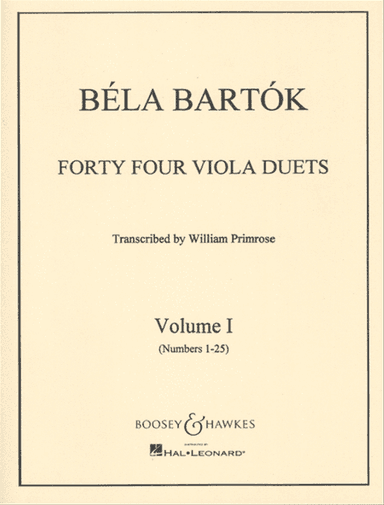 44 Duets - Volume 1 (Nos. 1-25)