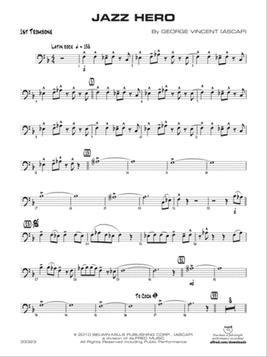 Jazz Hero: 1st Trombone