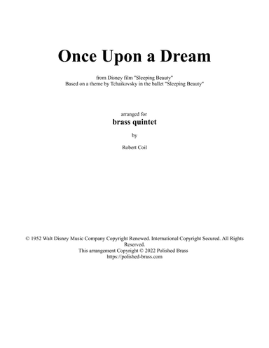 Once Upon A Dream