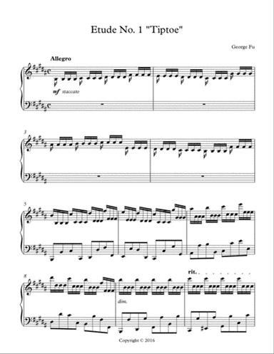 Etude No. 1 "Tiptoe"