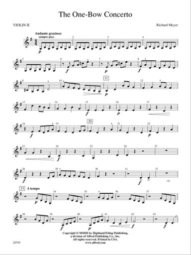 The One-Bow Concerto: 2nd Violin