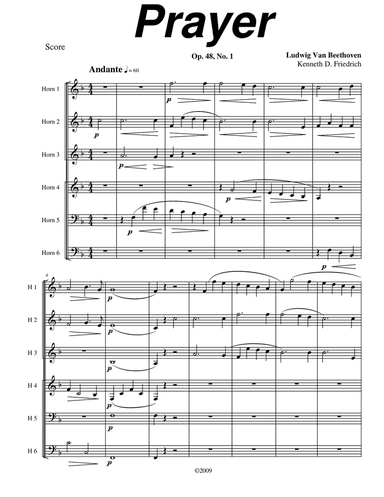 Prayer, Op. 48, No. 1