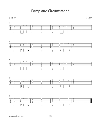 Pomp and Circumstance