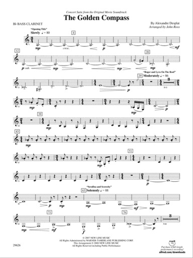 The Golden Compass: B-flat Bass Clarinet