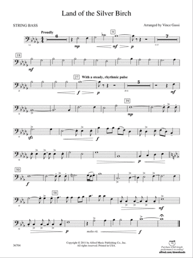 Land of the Silver Birch: (wp) String Bass