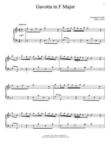 Gavotta In F Major