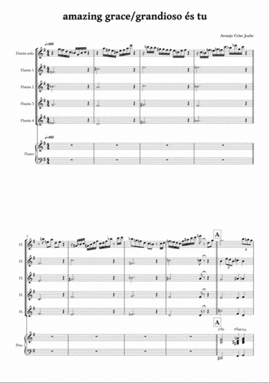 Amazing Grace/ Grandioso es tú