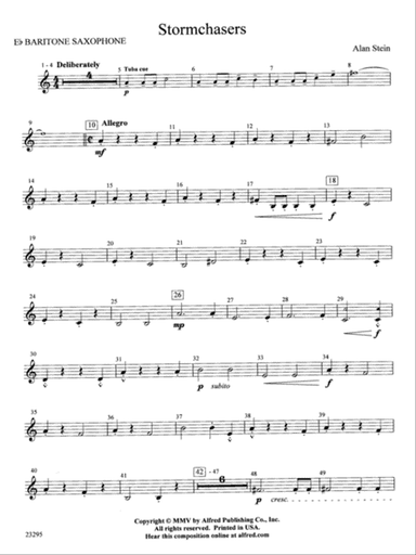 Stormchasers: E-flat Baritone Saxophone
