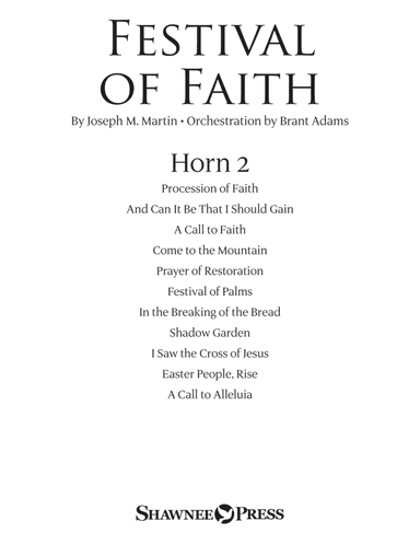 Festival of Faith - F Horn 2