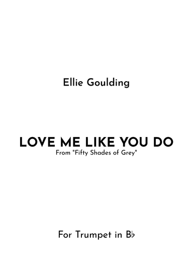 Love Me Like You Do