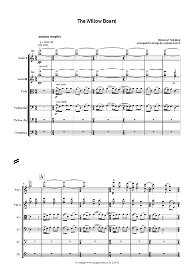 Ukrainian Folk Song - The Willow Board