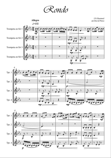 Rondo Hummel Trumpet Concerto
