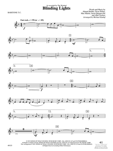 Blinding Lights: Baritone T.C.