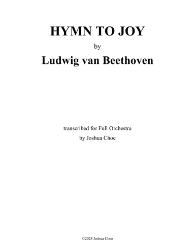 Hymn to Joy
