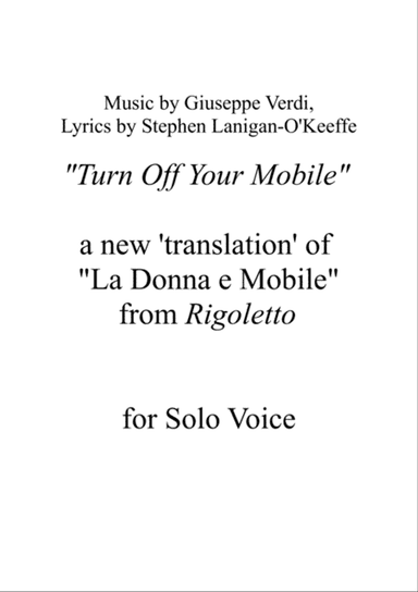 "Turn Off Your Mobile"