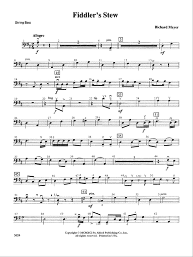 Fiddler's Stew: String Bass