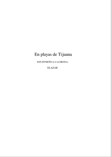 "On the beaches of Tijuana"