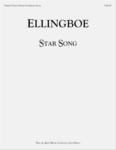 Star Song - Conductor Score/Pianist/Tenor Soloist