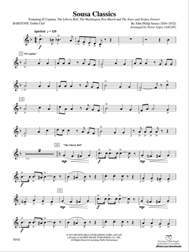 Sousa Classics: Baritone T.C.
