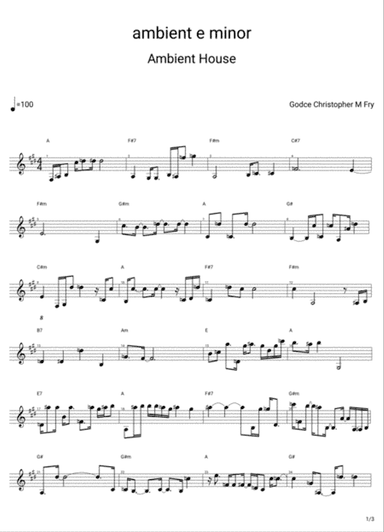 ambient e minor