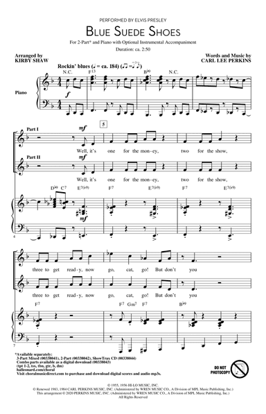 Blue Suede Shoes (arr. Kirby Shaw)