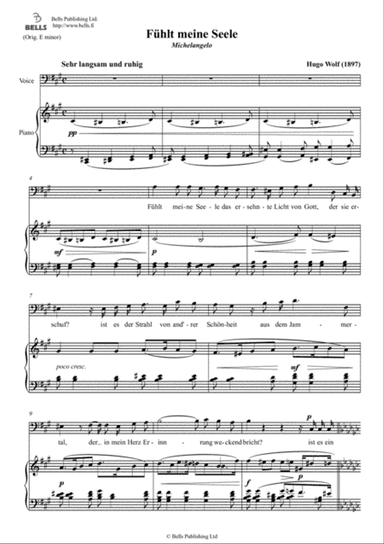 Fuhlt meine Seele (F-sharp minor)